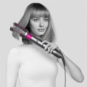 Стайлер Dyson Airwrap HS01 (фуксия) для разных типов волос с кейсом, сумкой и расческами