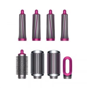 Стайлер Dyson Airwrap HS01 (фуксия) для разных типов волос с кейсом, сумкой и расческами