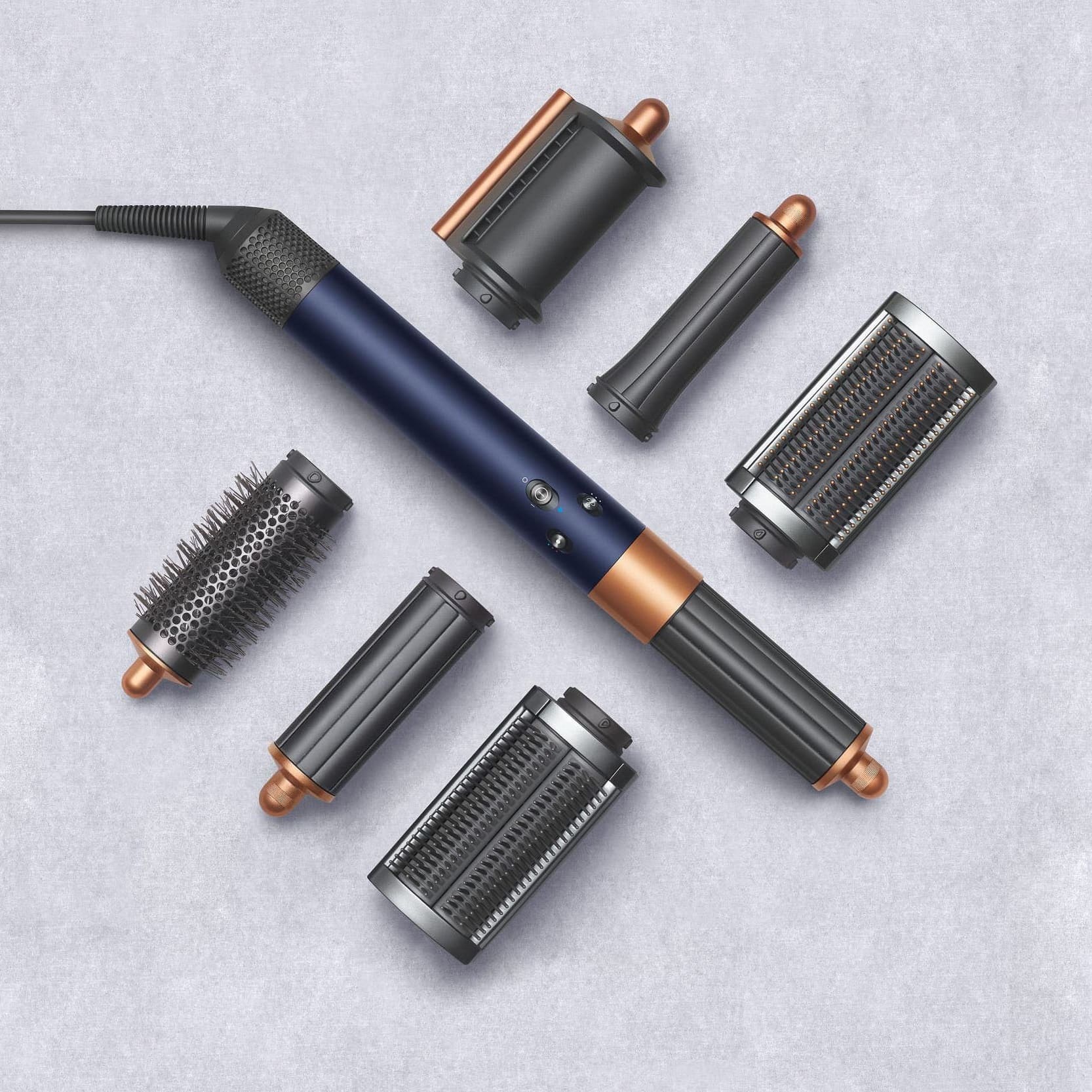 Стайлер Dyson Airwrap HS05 Complete (берлинская лазурь/медь) с кейсом