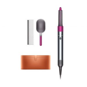 Стайлер Dyson Airwrap HS01 (фуксия) для разных типов волос с кейсом и расческами