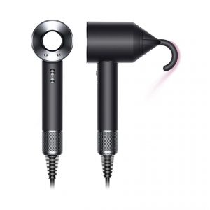 Фен Dyson Supersonic HD07 (черный/серебристый) с 5 насадками и дорожным чехлом