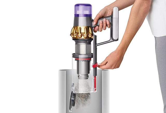 Пылесос Dyson Cyclone Total Clean V10 беспроводной серый: станция и 8 насадок