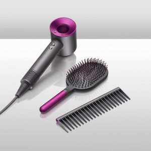 Фен Dyson Supersonic HD03 цвет фуксия с 2 фирменными расческами