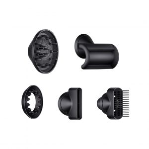 Фен Dyson Supersonic HD07 (черный/серебристый) с 5 насадками и дорожным чехлом