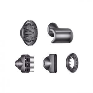 Фен Dyson Supersonic HD07 (фуксия/яркий никель) с 5 насадками и дорожным чехлом