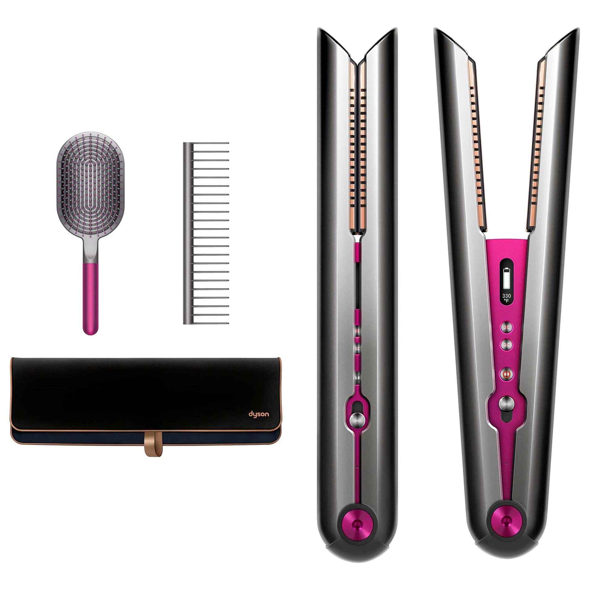 Выпрямитель Dyson Corrale в чехле и с расческами цвет фуксия