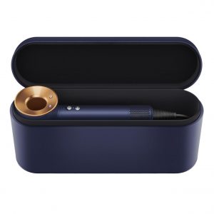 Фен Dyson Supersonic HD07 синий медный с 5 насадками в чехле и расческами