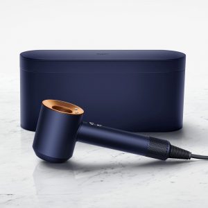 Фен Dyson Supersonic HD07 синий медный с 5 насадками в чехле и расческами