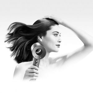 Фен Dyson Supersonic HD03 (белый) с дорожным чехлом и 4 насадками