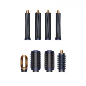 Стайлер Dyson Airwrap Complete (берлинская лазурь/медь) с дор чех, кейсом, 8 насадками и расческами для разных типов длинных волос