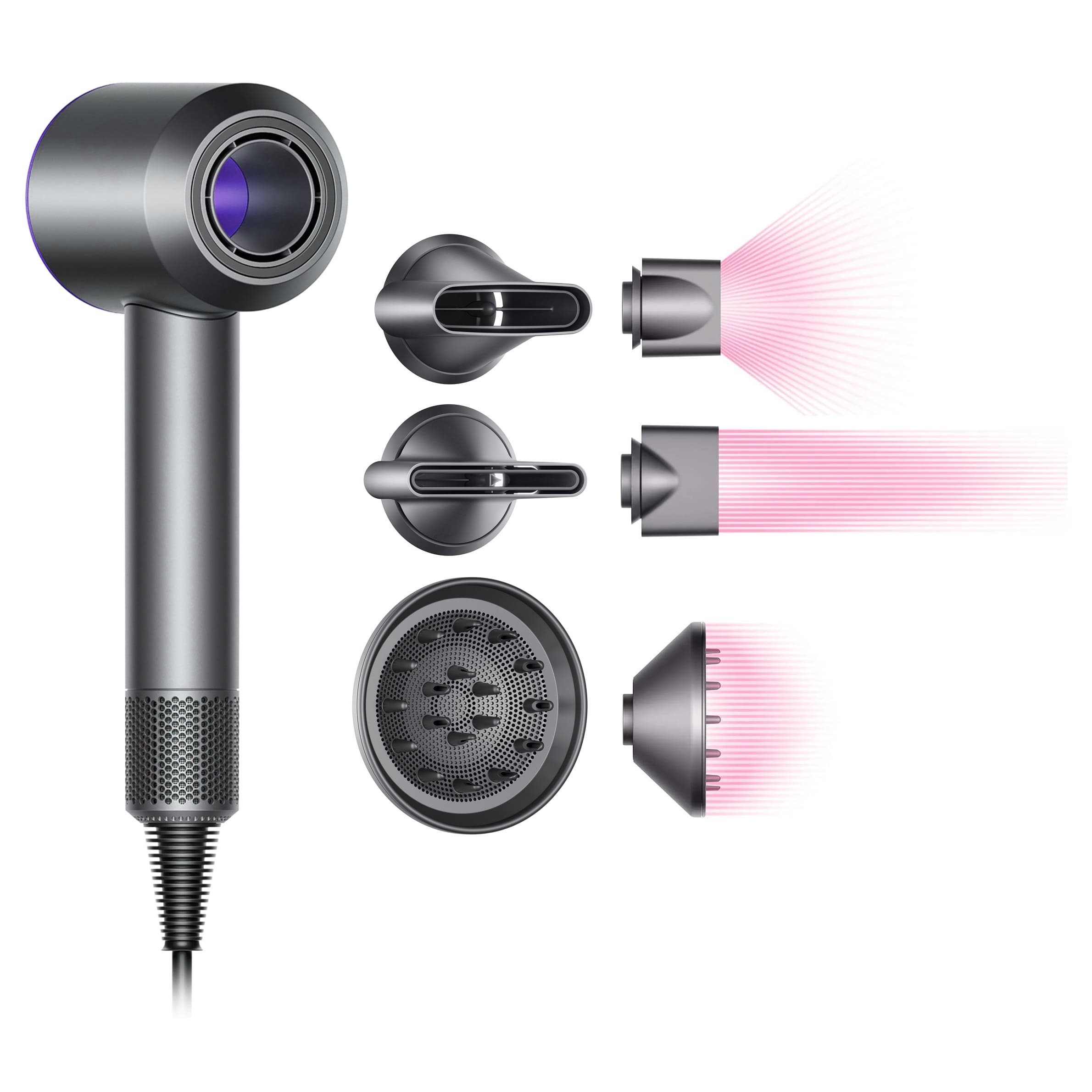 Фен Dyson Supersonic HD01 с чехлом для хранения цвет сиреневый