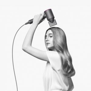 Фен Dyson Supersonic HD07 синий медный с 5 насадками и дорожным чехлом