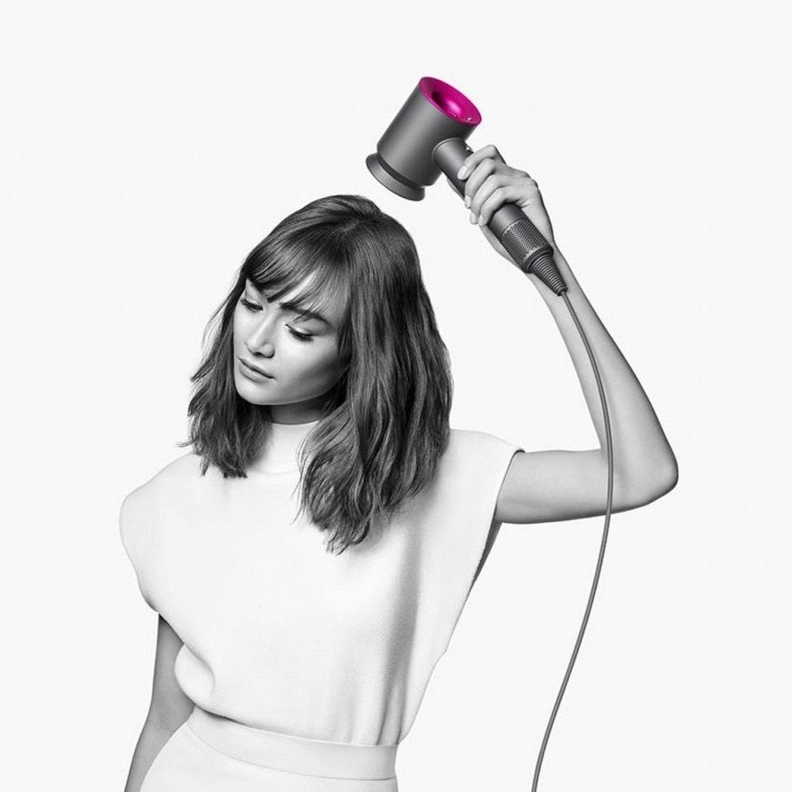 Фен Dyson Supersonic HD07 синий медный с 5 насадками и дорожным чехлом