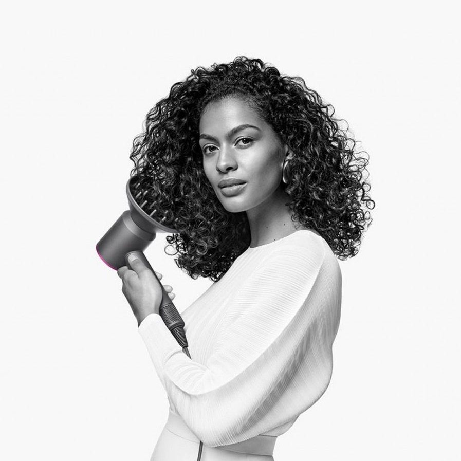 Фен Dyson Supersonic для волос (фуксия) с 5 насадками