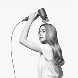 Фен Dyson Supersonic для волос (фуксия) с 5 насадками