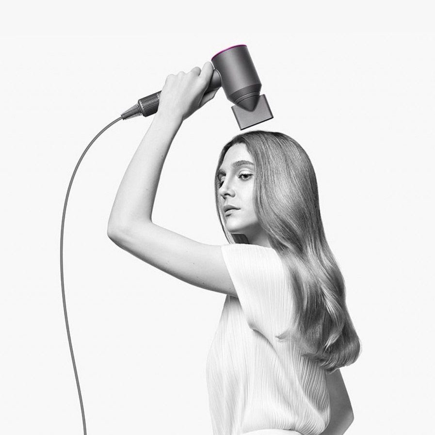 Фен Dyson Supersonic для волос (фуксия) с 5 насадками