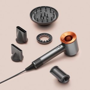 Фен Dyson Supersonic HD07 (медный) с 5 насадками и дорожным чехлом
