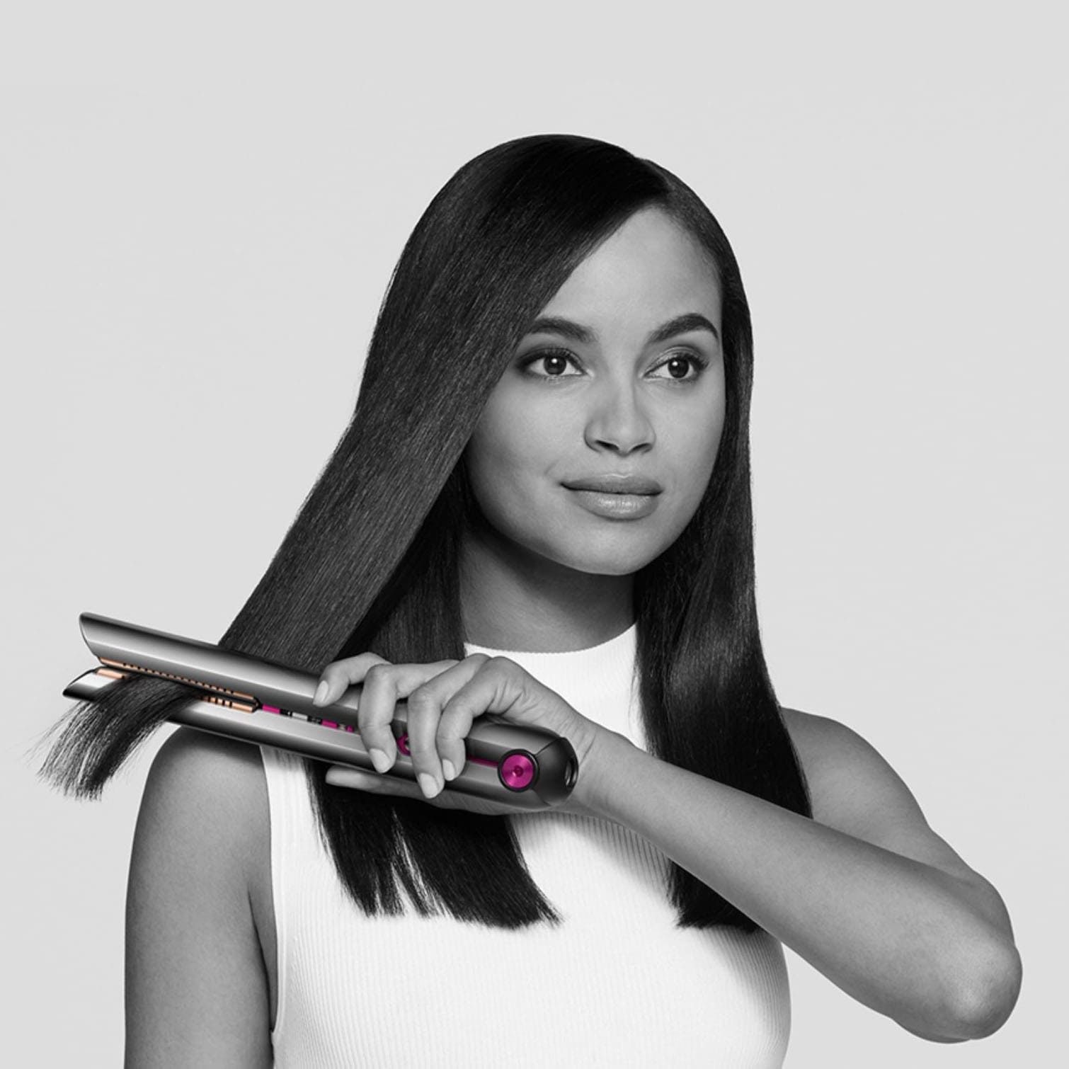 Выпрямитель Dyson Corrale с чехлом, кейсом и расческами цвет Vinca blue и Rosé