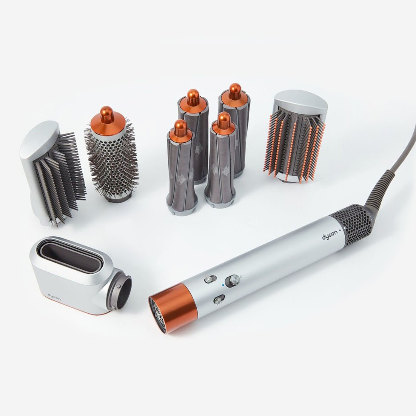 Стайлер для волос Dyson Airwrap HS01 для разных типов волос с набором фирменных чехлов цвет медный