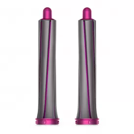 Длинные цилиндрические насадки 30 мм цвет фуксия